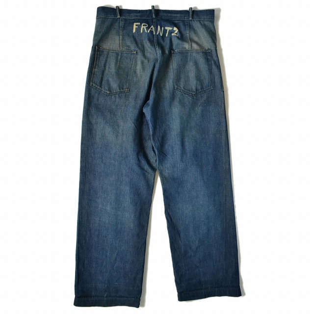 40's USN デニム巻きパンツ NAVYセーラーパンツ｜ Feeet 古着通販