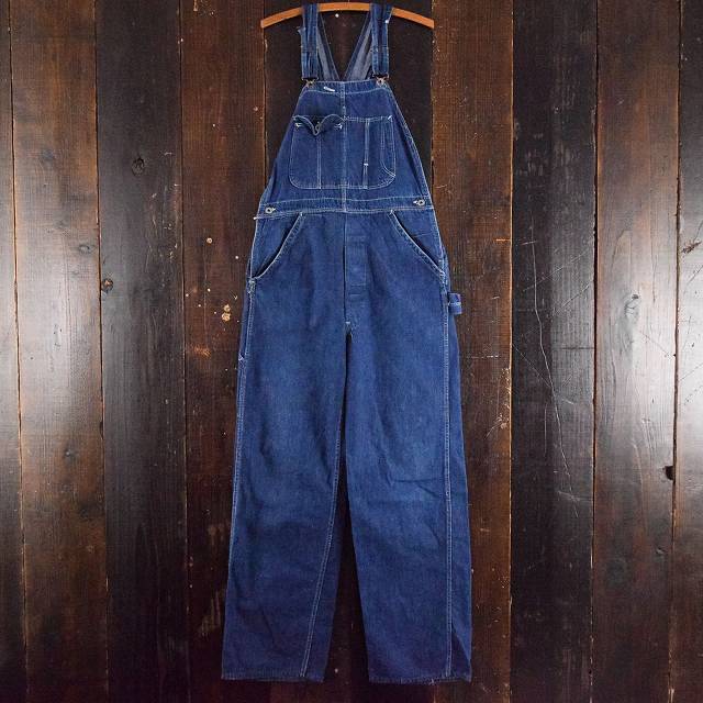 40's〜50's 月桂樹ボタン デニムオーバーオール 40年代 50年代 60年代
