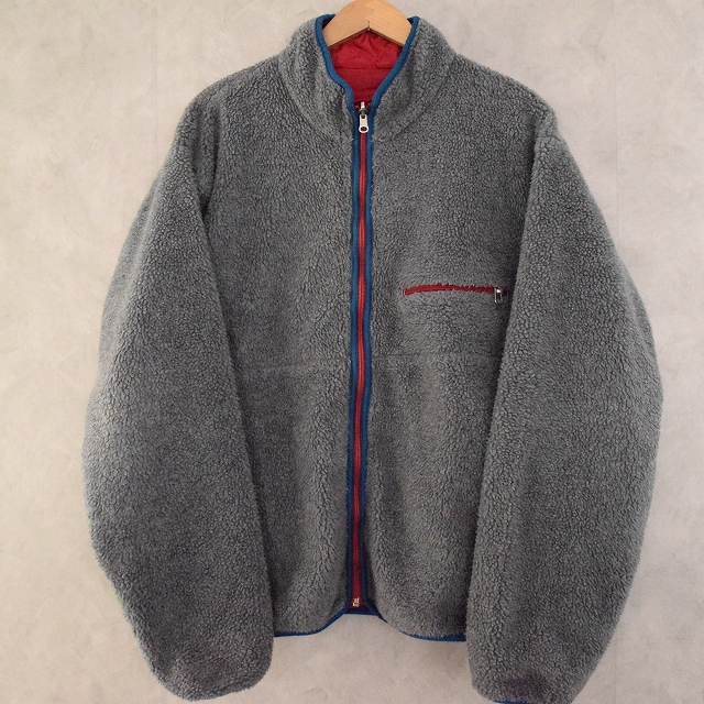 90's Patagonia 雪無しタグ USA製 Glissade Full-zipper Pile Jacket