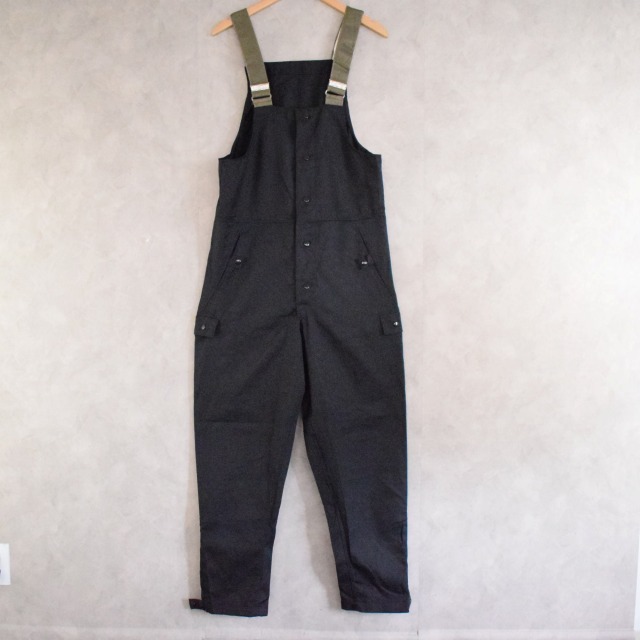 ヨーロッパ ミリタリー ユーロ ブラック 黒 オーバーオール