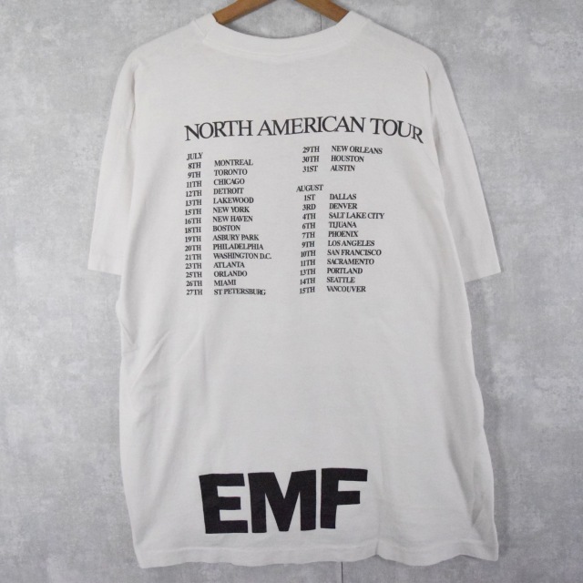 90年代 バンT ミュージック 音楽 イーエムエフ アメリカ製