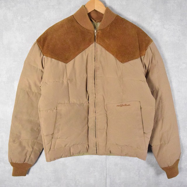 80年代 80s ショット アメリカ製 ブラウン ベージュ │ヴィテージ古着