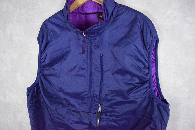 90年代 90s パタゴニア アメリカ製 パープル 紫 プルオーバー 中綿
