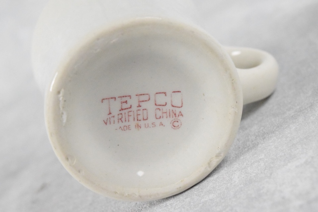 40s 40年代 テプコ マグカップ 食器 コップ 陶器 インテリア