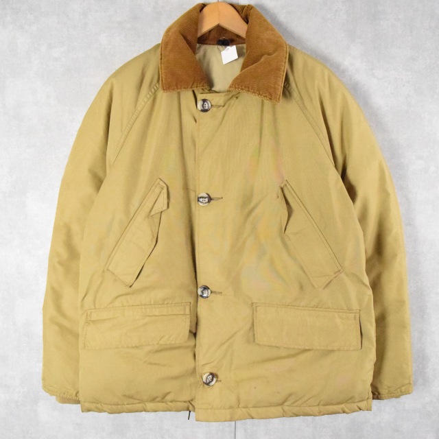 80年代 80s エルエルビーン アメリカ製 ベージュ アウトドア ダウン