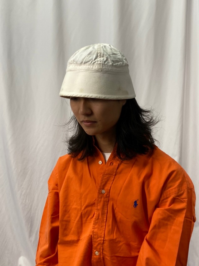 60年代 60s ミリタリー アメリカ軍 米軍 バケットハット 帽子 白