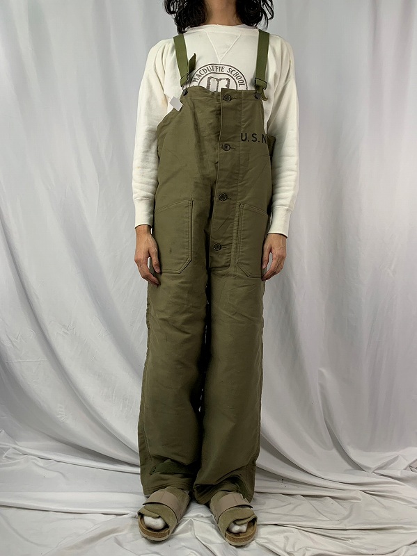 40年代 40s オーバーオール usネイビー 海軍 ミリタリー アメリカ軍 米
