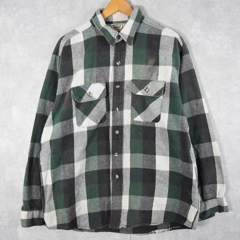 90年代 90s アメリカ製 ファイブブラザー 緑 グリーン 長袖