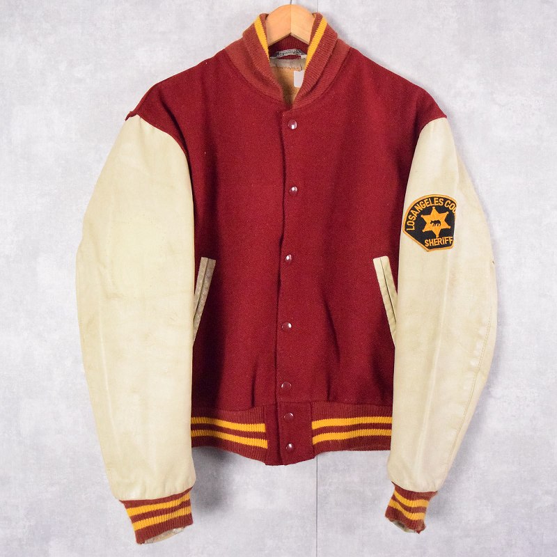 70年代 70s ゴールデンベアー アメリカ製 アワードジャケット 赤