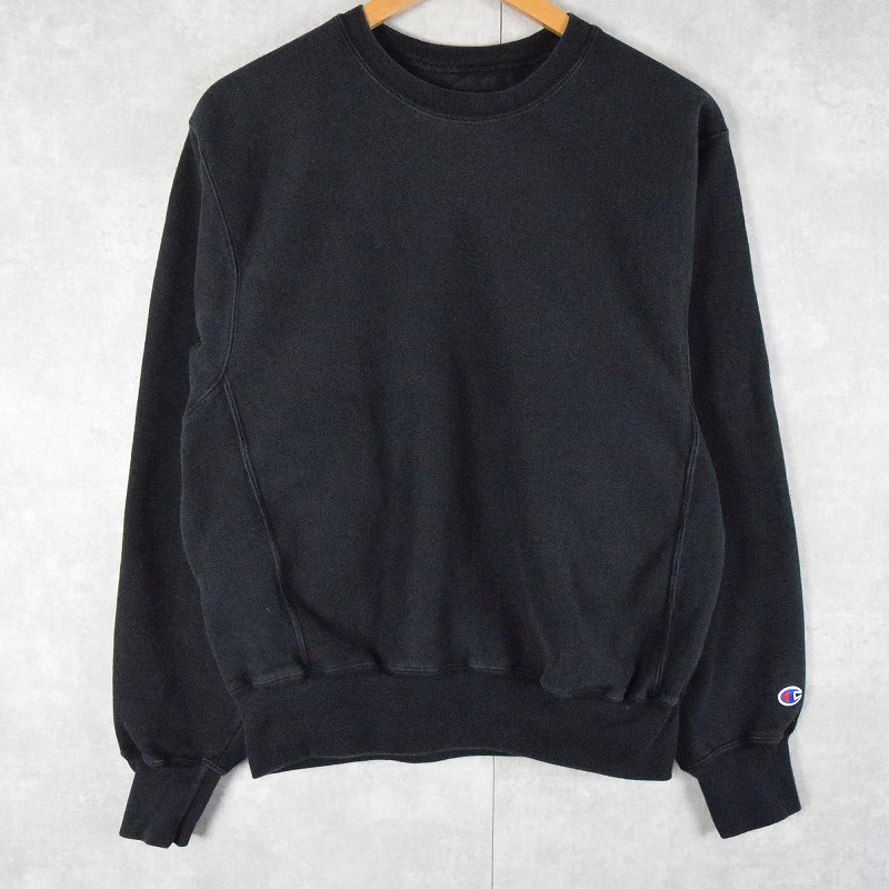 2000年代 2000s チャンピオン リバースウィーブ 黒 ブラック 無地