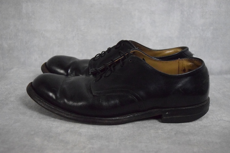 70s 70年代 アメリカ海軍 レザーシューズ 革靴 ミリタリー│ヴィテージ