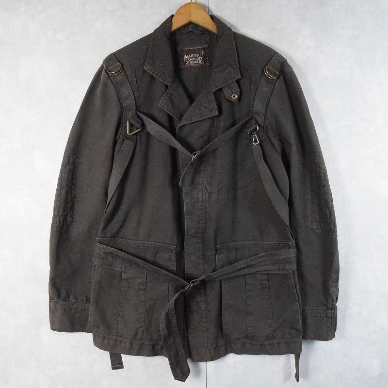 マリテフランソワジルボー ダブルジップ ミリタリー Aライン