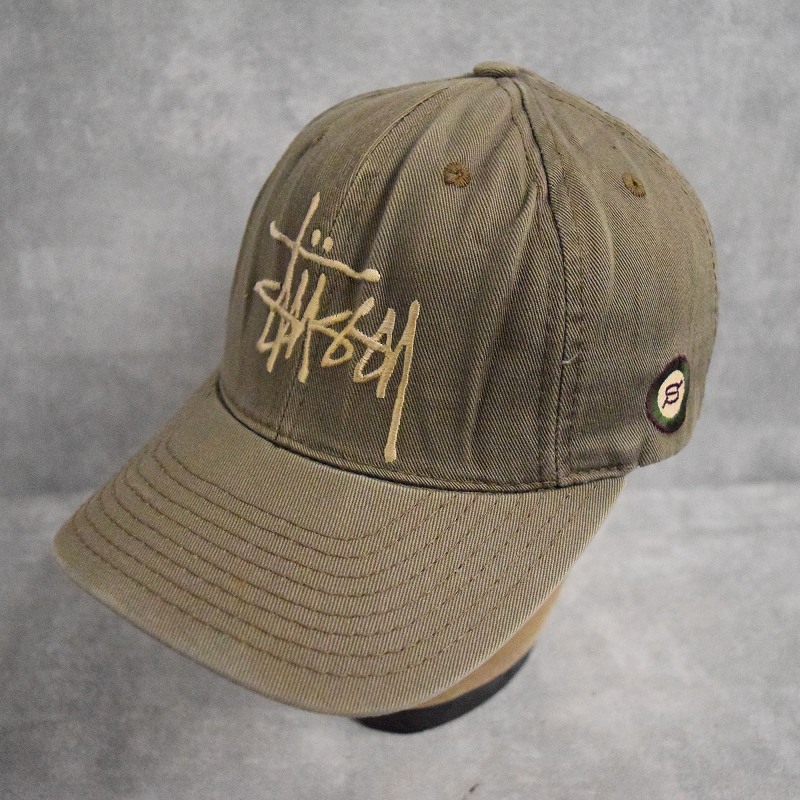 90s 90年代 オールドステューシー 帽子 OLD STUSSY グレー カーキ