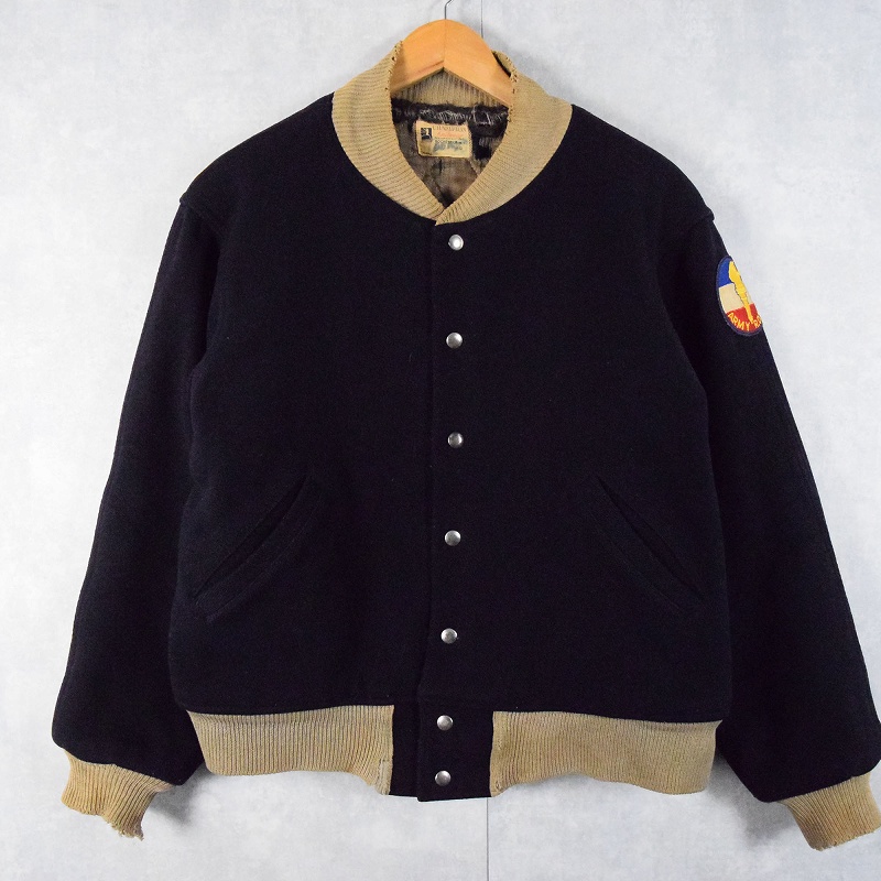 50年代 50s チャンピオン ネイビー 紺 ブルゾン ランタグ │ヴィテージ