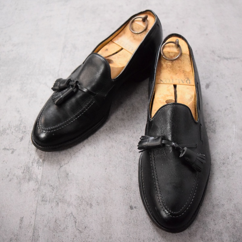 アレン・エドモンズ 革靴 黒 ブラック アメリカ製 レザーシューズ