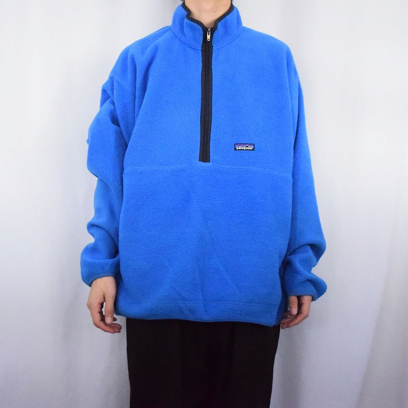 patagonia シンチラフリース ハーフジッププルオーバー L 紺 2000年代
