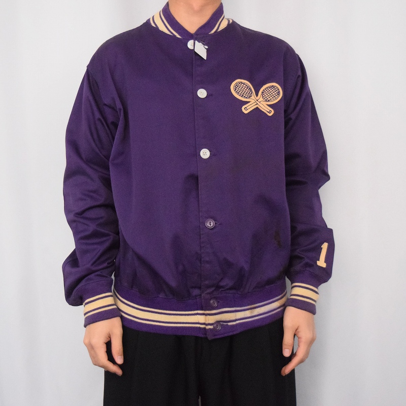 50s 50年代 ボタスタ テニス 紫 パープル │ヴィテージ古着屋Feeet