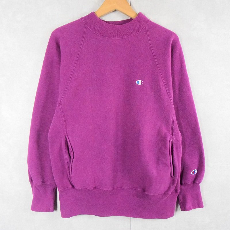 90年代 90s チャンピオン リバースウィーブ アメリカ製 紫 パープル
