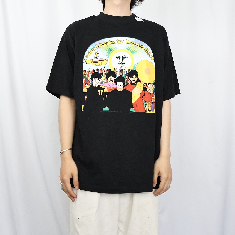 90s 90年代 イエローサブマリン ビートルズ バンT バンド 音楽