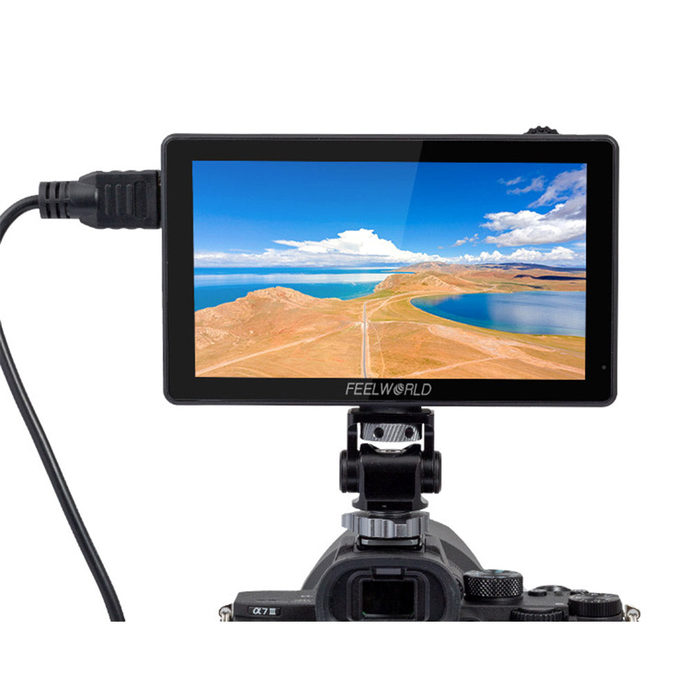 FEELWORLD LUT5 Monitor de campo de câmera DSLR com tela sensível