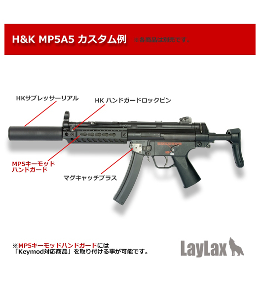 ミリタリーショップ Fellowes / LAYLAX NITRO.Vo マルイ MP5 キー