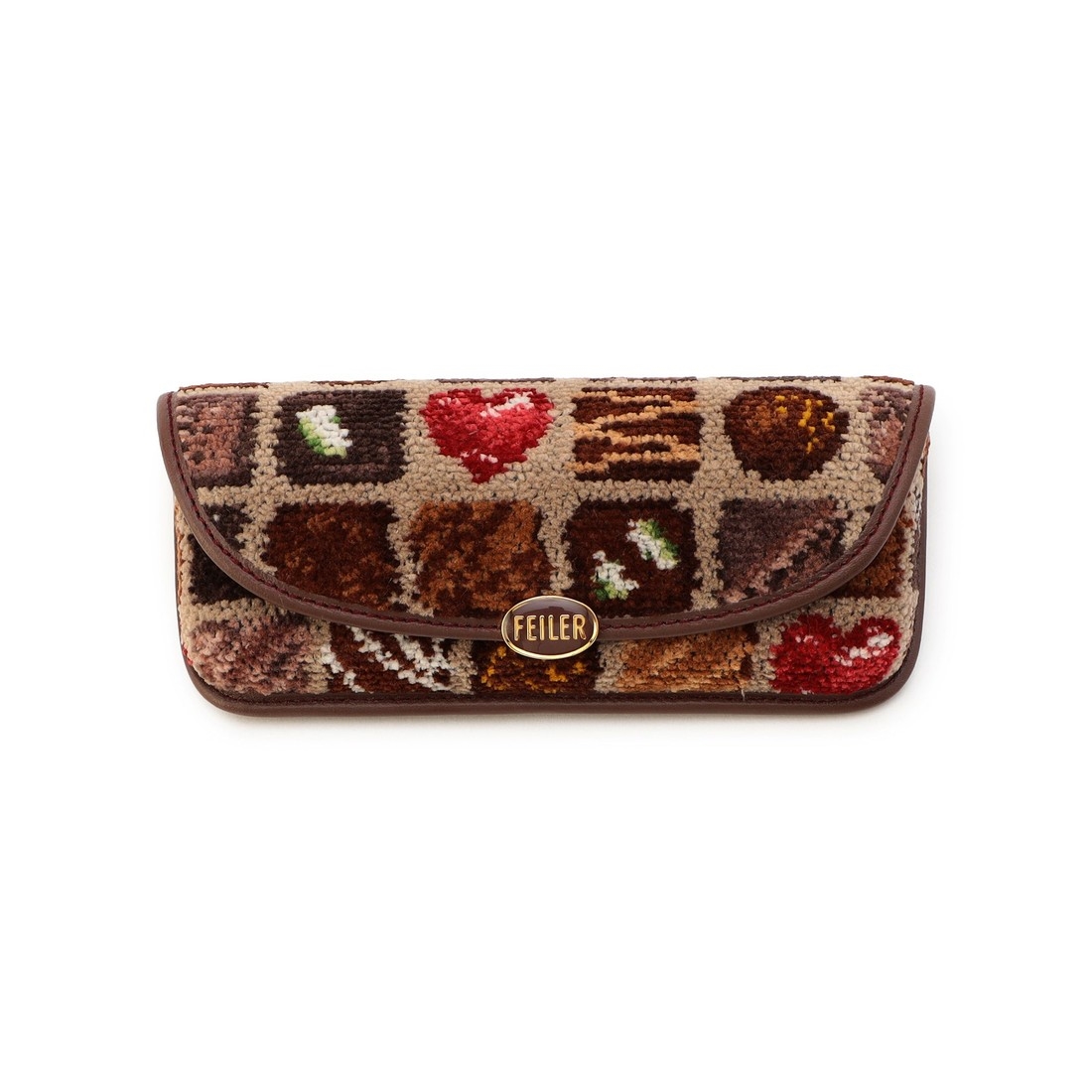 コフレドゥショコラ メガネケース FDC-257063(ベージュ): FEILER