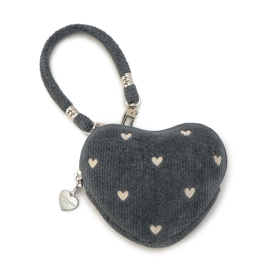 ラブラリーハート ハート型ポーチ L/LRH-257148(グレー): LOVERARY BY