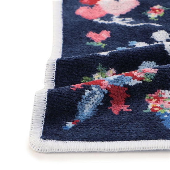 モンプティルル ハンカチ（WEB限定）(ネイビー×ホワイト): FEILER