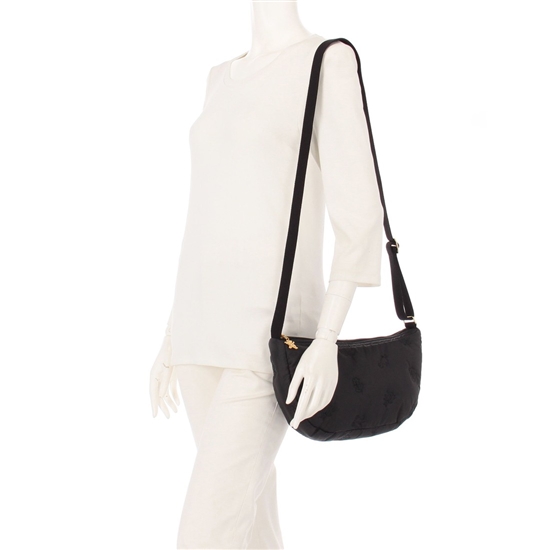 ハイジ ハーフムーンバッグ HE-257318(ブラック): FEILER｜フェイラー