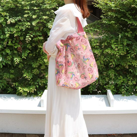 ハイジペイズリー メッシュバッグ HPY-257010(ピンク): FEILER