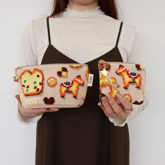 フィーカタイム カードポーチ FKT-241425(ベージュ): FEILER