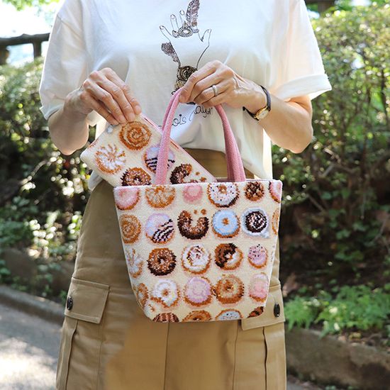 モグモグドーナツ バッグ L/MOG-243170(ベージュ): LOVERARY BY FEILER