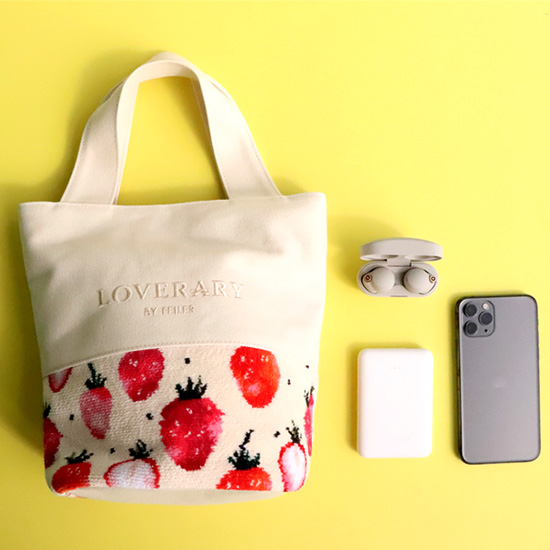 ストロベリードット バッグ L/STD-223014(アイボリー): LOVERARY BY