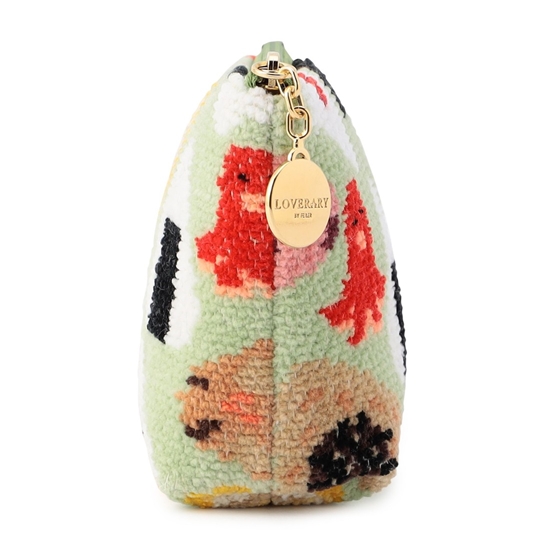 オムスビコロリン ポーチ L/OMK-233114(ペールグリーン): LOVERARY BY