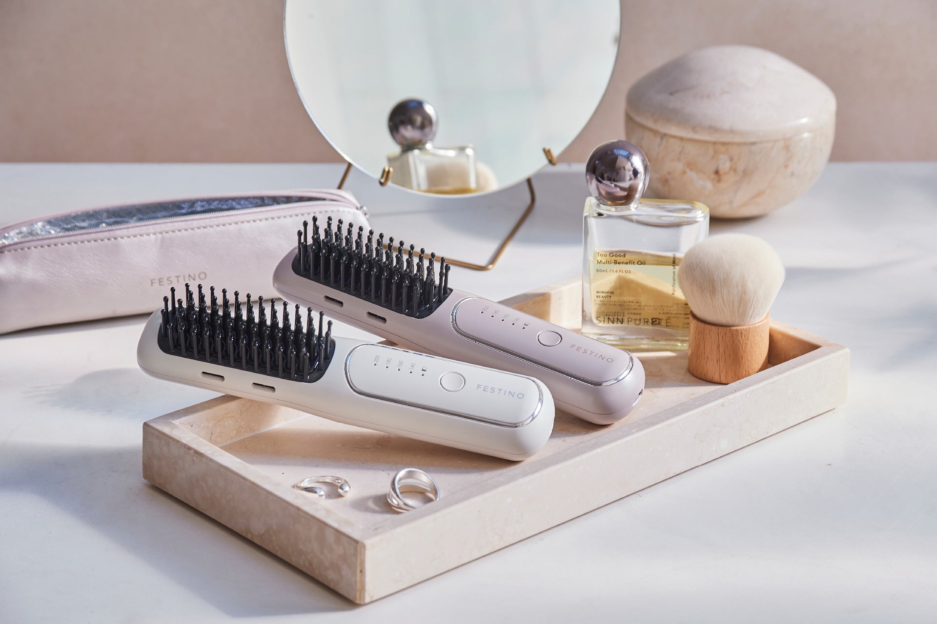 新製品情報／［充電式 スタイリング ヒーターブラシ］ – FESTINO