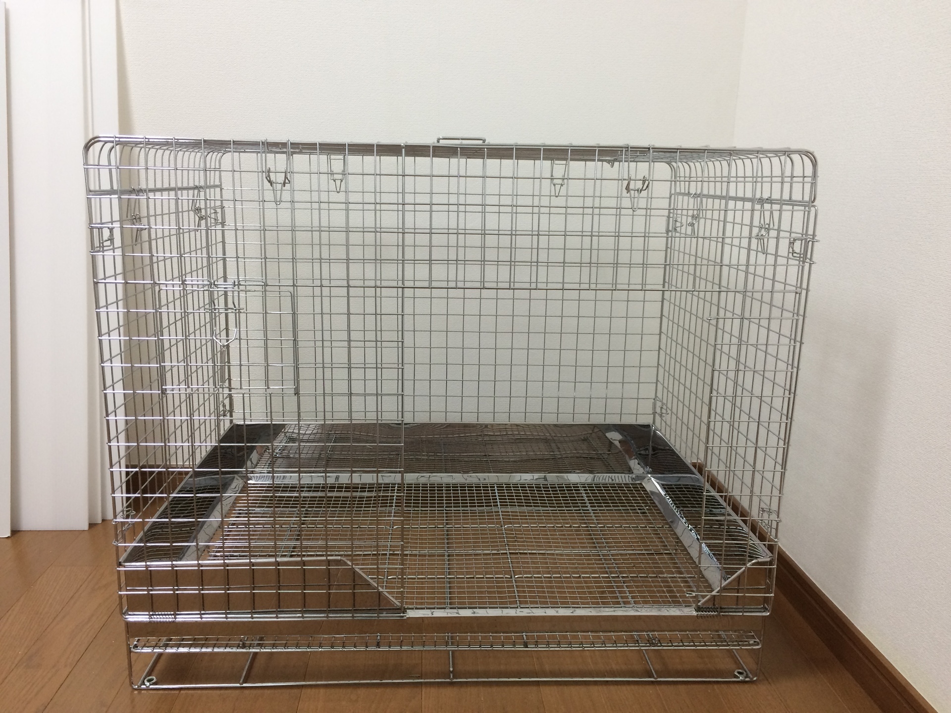 うさぎのケージとサークル内のお掃除～プロケージ80を分解洗浄、部屋の