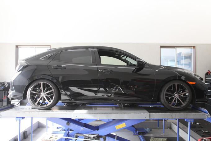 シビック FK7 SPOONダウンサスに交換 四輪アライメント - カー用品持込