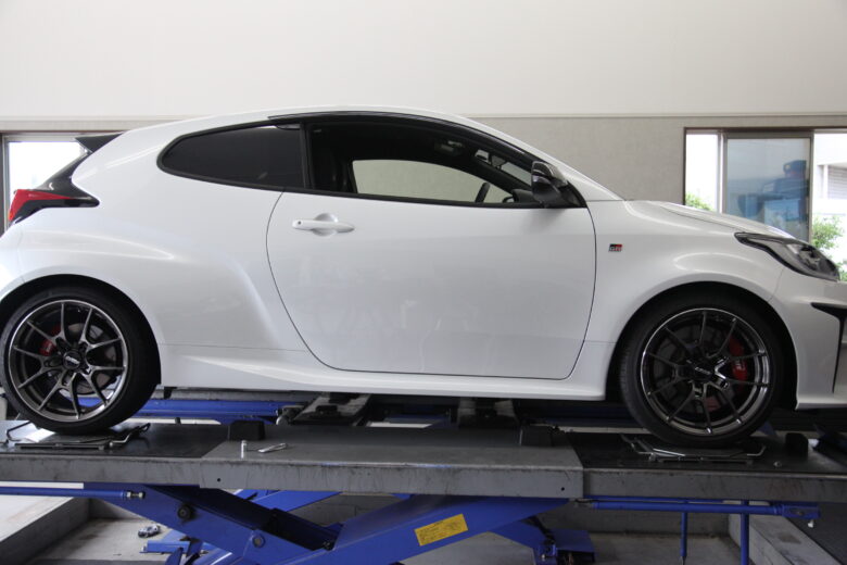 ガレージGフォース ダウンサス GRヤリス GRヤリスのローダウン