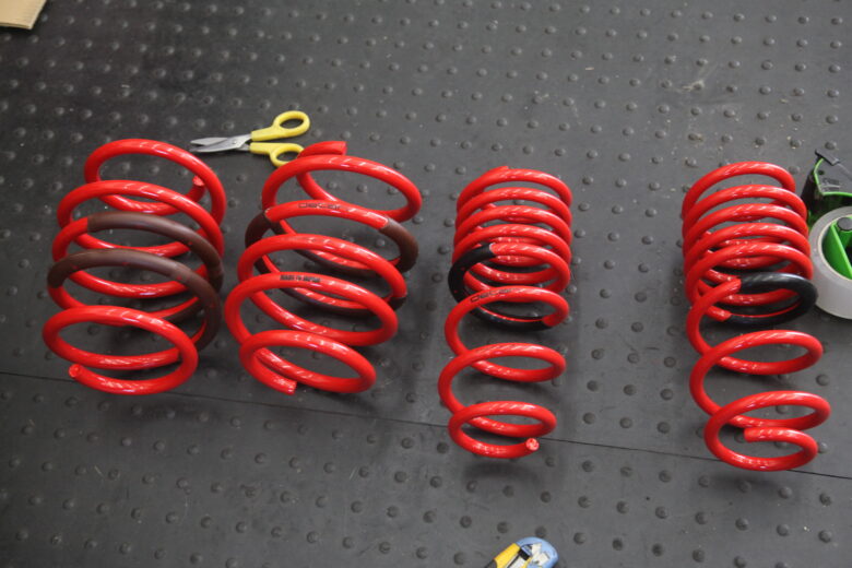 シビック FL5 detan製 ダウンサス取り付けと四輪アライメント - カー