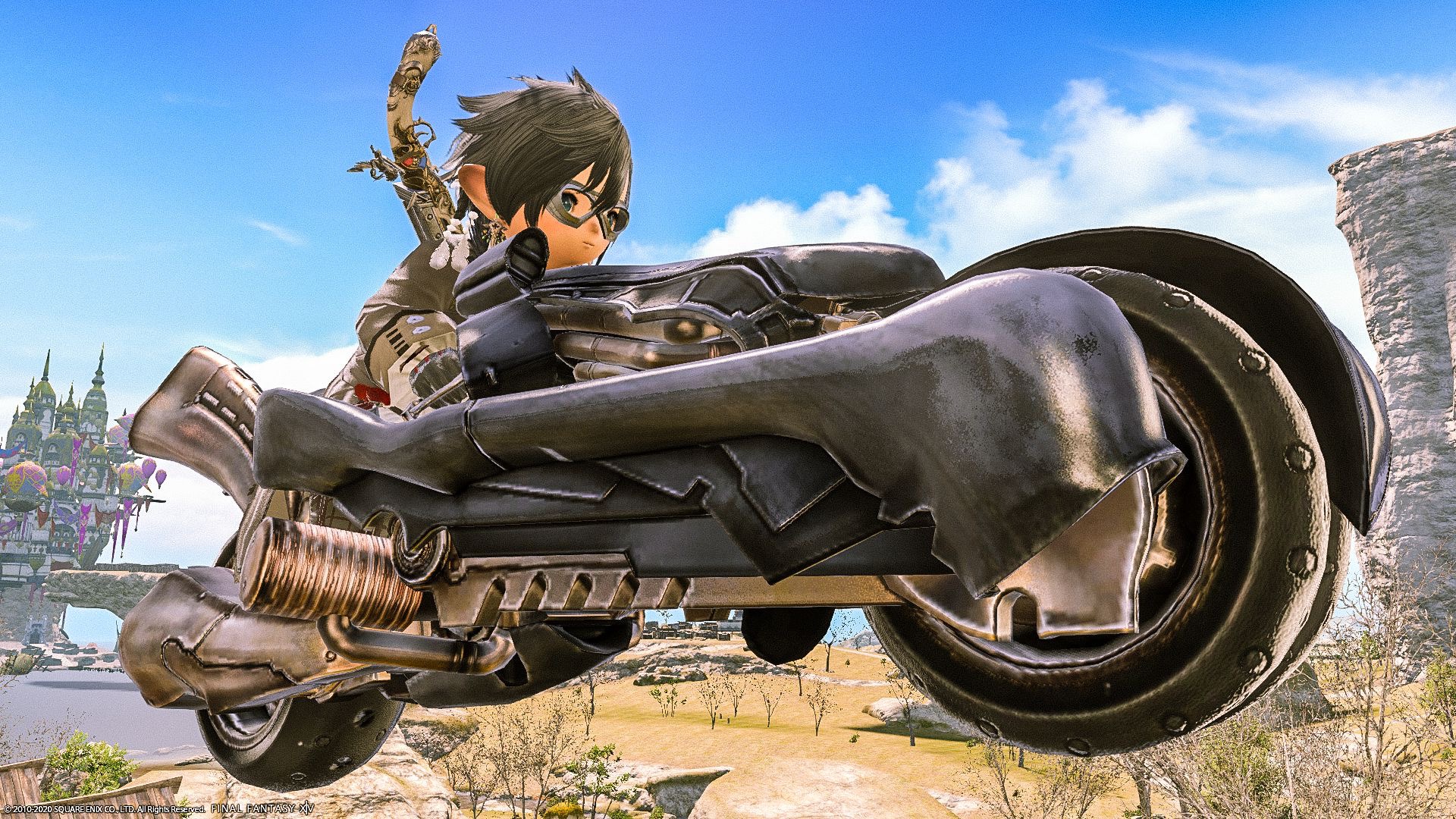 最初から移動速度が速いFF7クラウドのバイク『SDSフェンリル