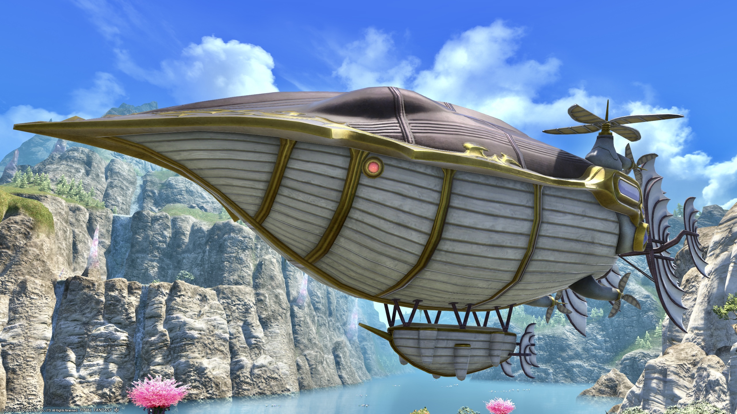 FF6セッツァーの飛空艇・ゴールドソーサー4人乗りマウント『ブラック