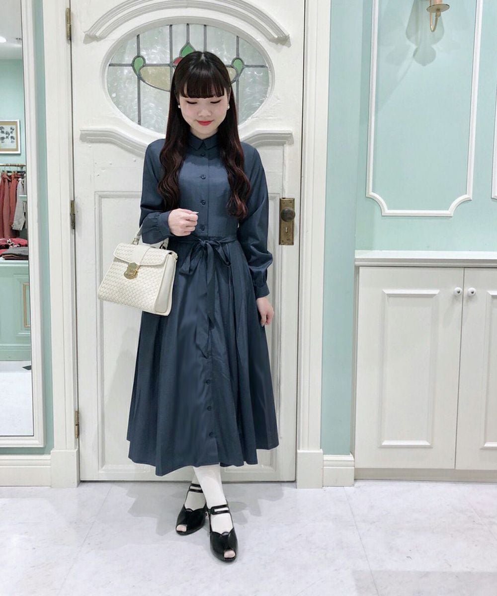 □角衿ロングシャツワンピース/an another angelus [29BE03j008] | F