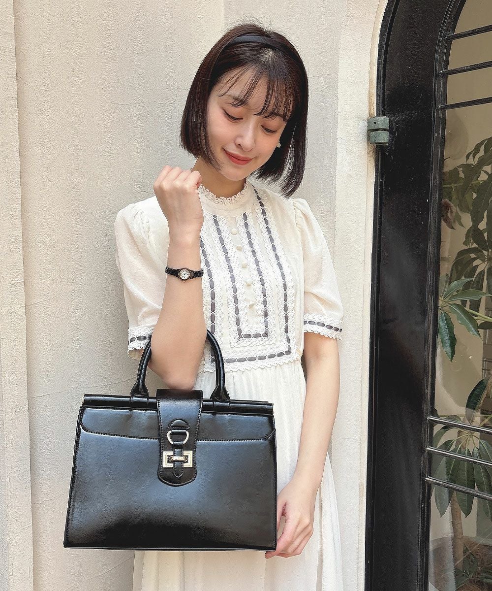 WEB限定】ベルトデザイントートバッグ/an another angelus [00BC01a002