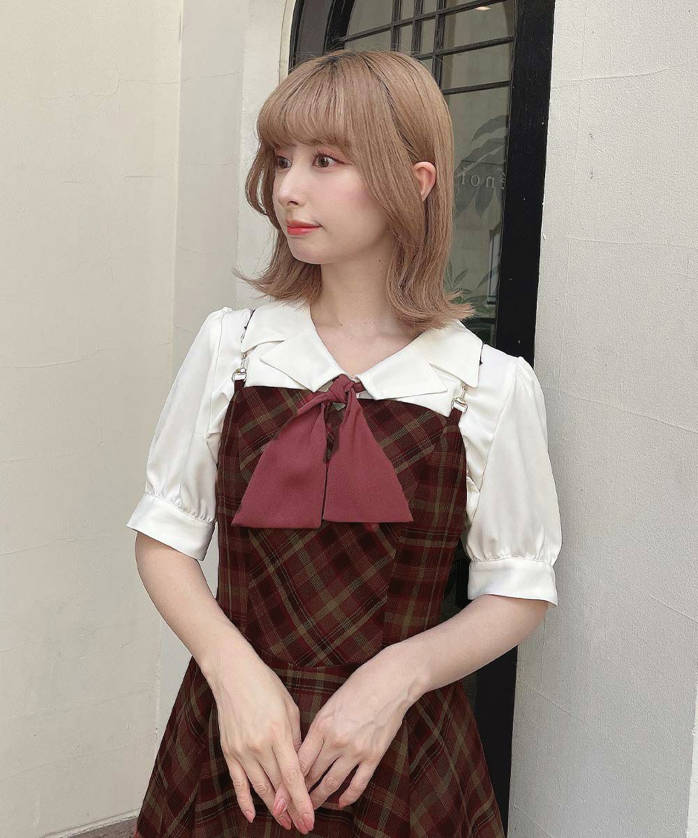 スカーフタイ付き変形衿ブラウス/F i.n.t [55AF02h001] | F i.n.t公式