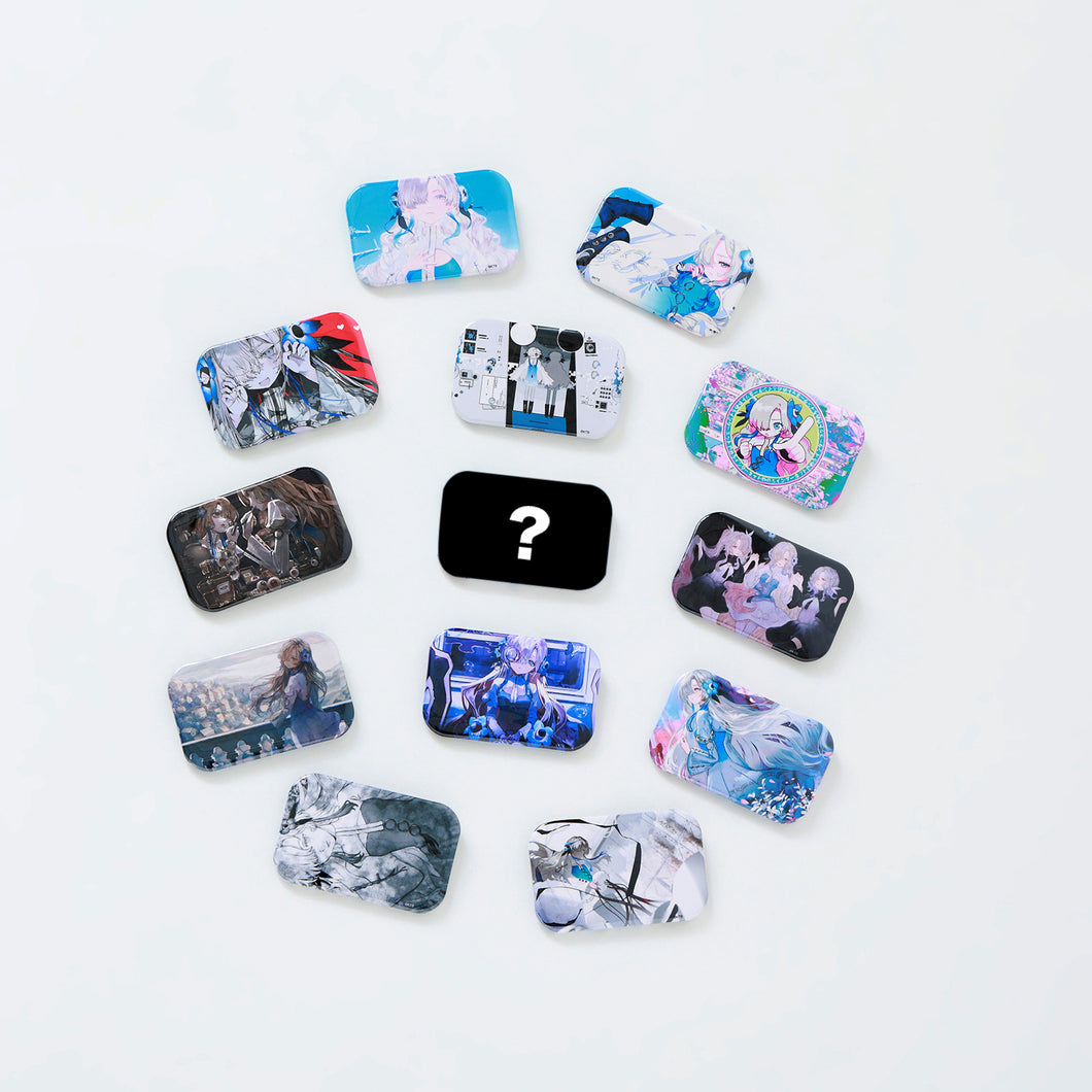 ヰ世界情緒】ランダムスクエア缶バッジ（全13種）／SINKA LIVE SERIES