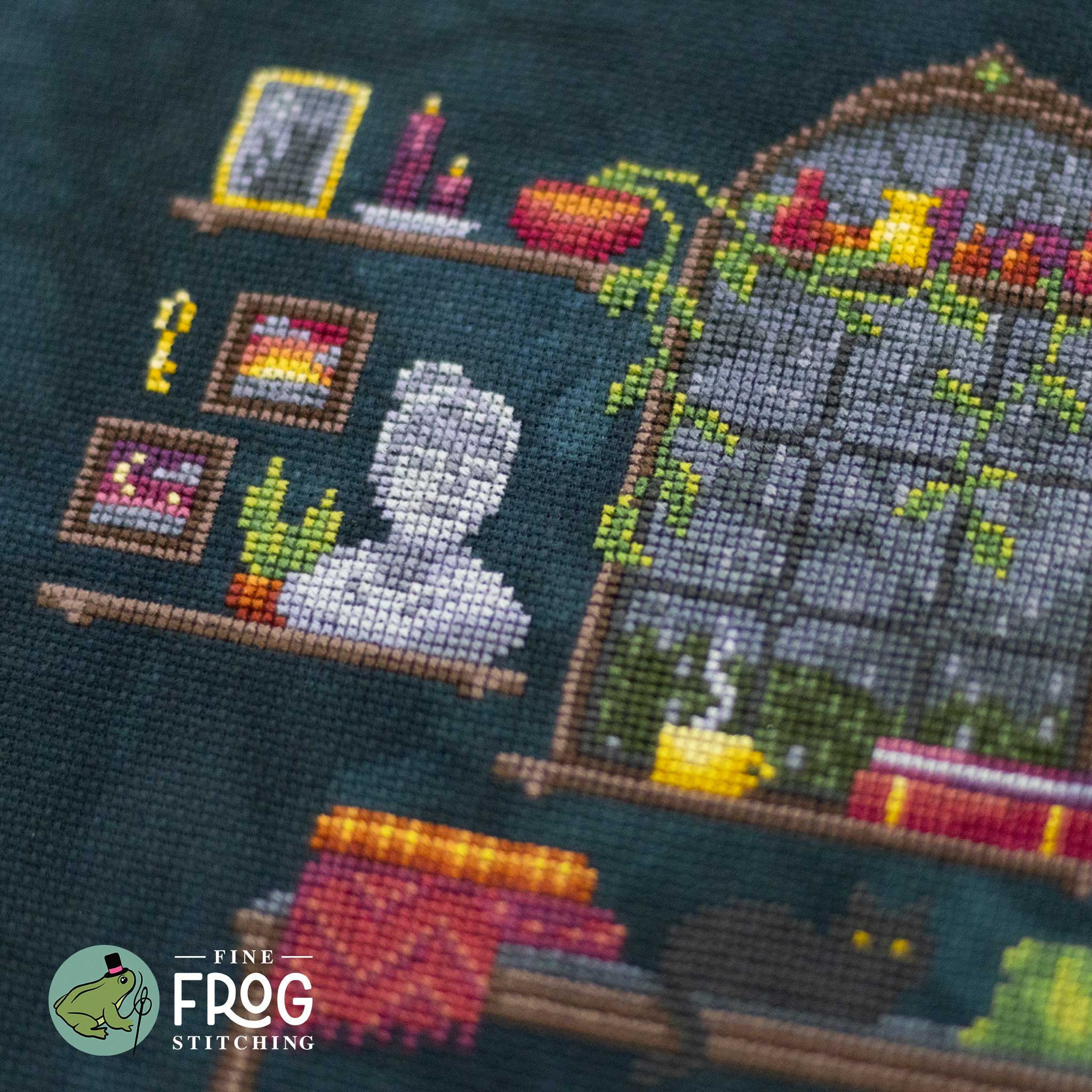 新作✦クロスステッチ❤︎ファスナーバッグ ハンドメイド サモイロフ