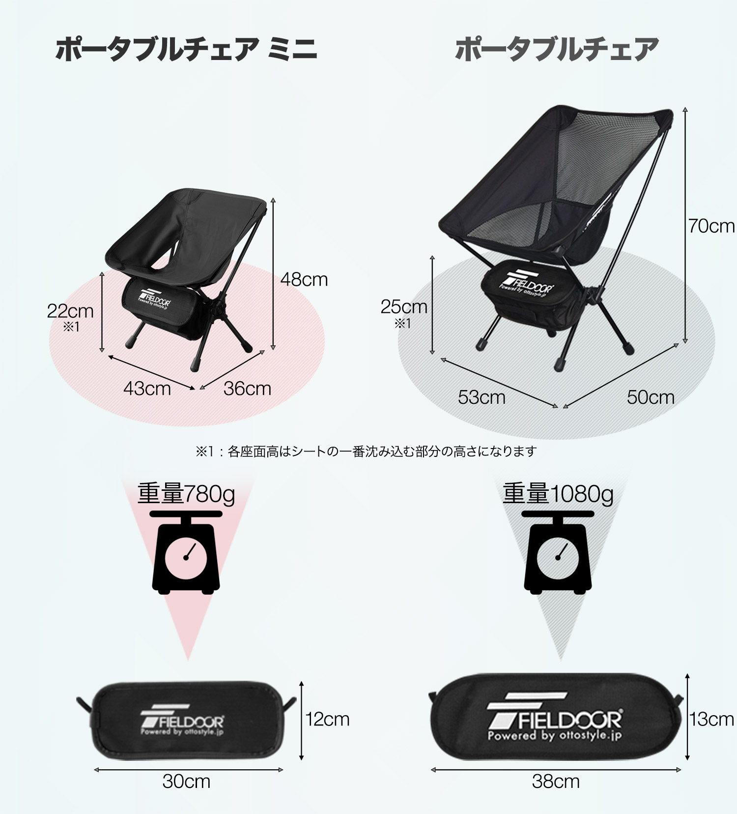 FIELDOOR（フィールドア） | ポータブルチェア ミニ