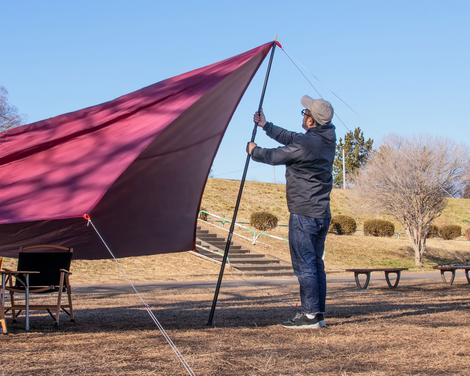 FIELDOOR（フィールドア） | 伸縮式アルミテントポール230