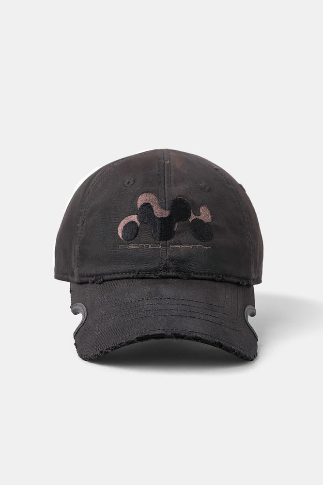 Distressed Notch Cap / Faded Black ノッチ ブラック キャップ FIFTH