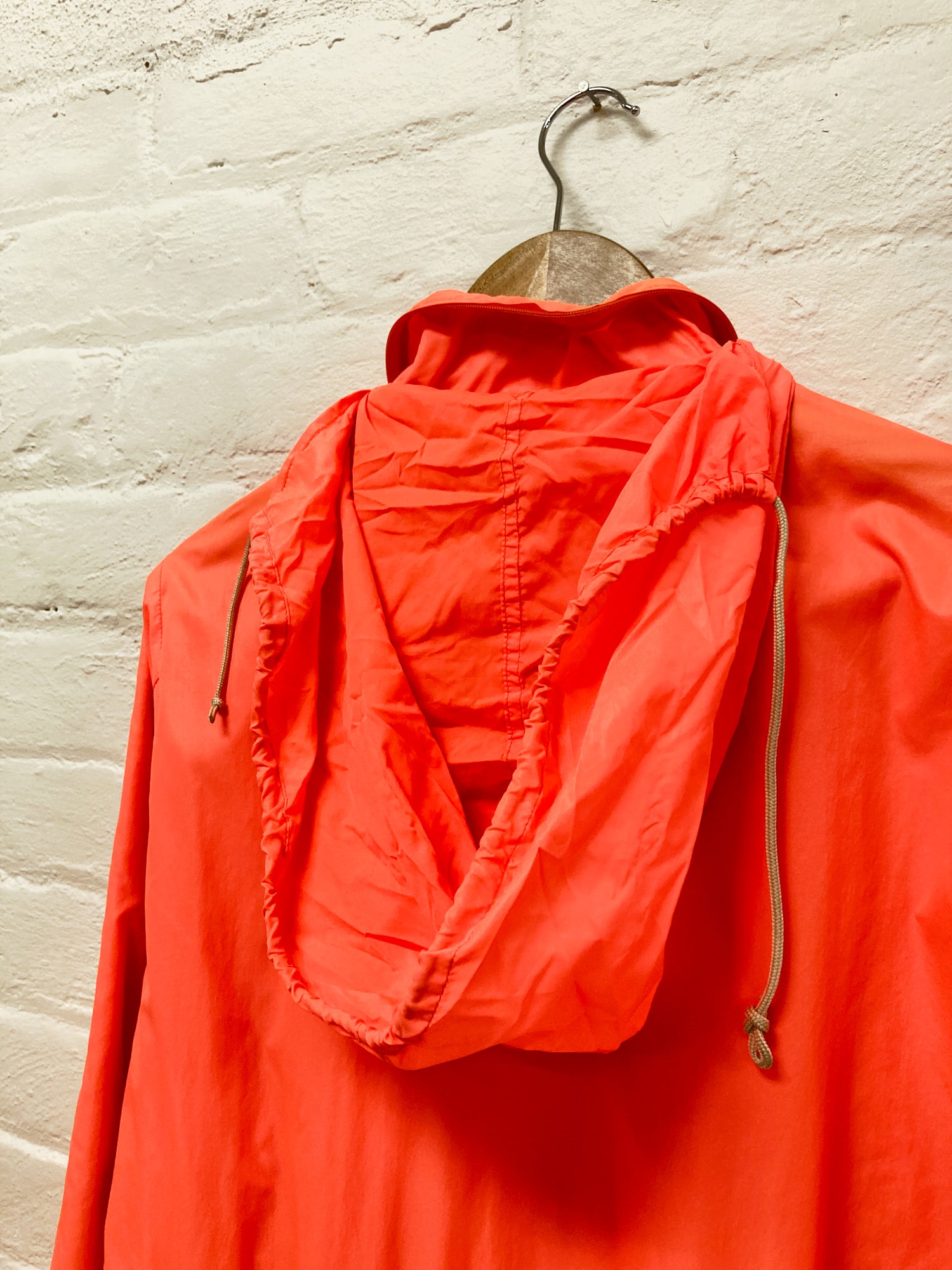 Zucca AW1999-2000 'the year of climax' fluorescent orange zip coat